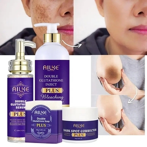 I migliori risultati <span class=keywords><strong>giovani</strong></span> sensibili Set per la cura della pelle scura acido ialuronico vitamina C amamelide sbiancante illuminante bagliore caramello - Product Image 1