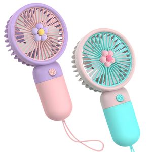 Mini-ventilateur portable pour l'été, utilisation en extérieur, support de téléphone de bureau, idéal pour étudiants, voitures électriques, foyers, hôtels, camping-cars - Product Image 1