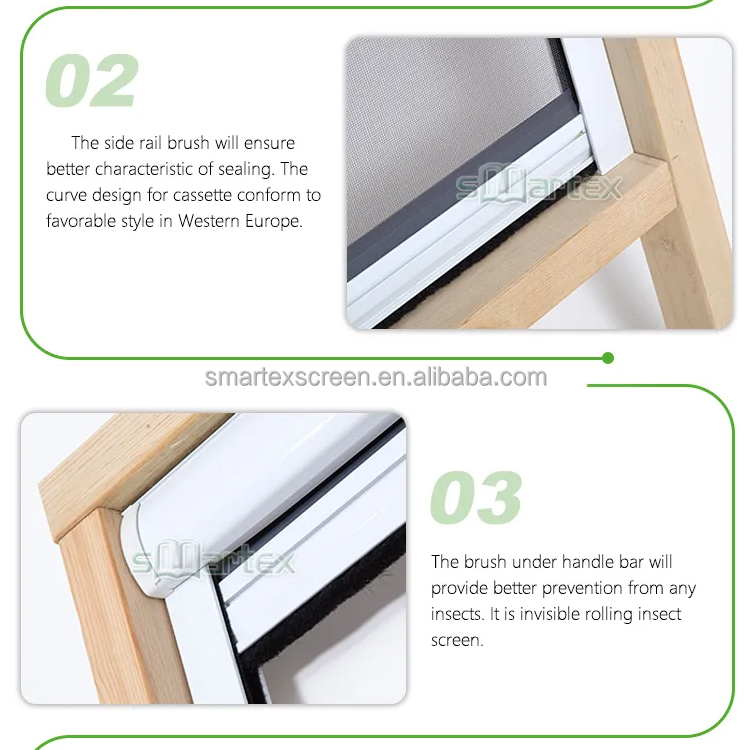 Retractable Sliding Wheels Roller Insect Mosquito Net Door Aluminum Shutter Screen Mesh Window With Fiberglass Mosquito Net · image 3