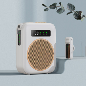 Portable <b>Speaker</b> With Wireless Microphone 5W Bluetooth Rechargeable Battery TF Card Support For Teachers Tour Guides - Product Image 1