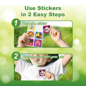 Patchs anti-moustiques pour enfants et adultes - <span class=keywords><strong>Citronnelle</strong></span> naturelle, <span class=keywords><strong>citronnelle</strong></span> et eucalyptus, protection jusqu'à 24 heures - Product Image 6