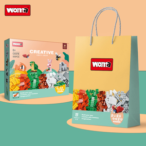 Giocattoli WOMA, Vendita Più Calda, Blocchi da Costruzione per Bambini, Gioco di Costruzione con Mattoncini, Mondo Animale dello Zoo e della Foresta per Prescuola - Product Image 5