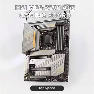 MSI MEG Z590 ACE <span class=keywords><strong>GOLD</strong></span> EDITION <span class=keywords><strong>LGA</strong></span> <span class=keywords><strong>1200</strong></span> Chipset DDR4 Memoria ATX Factor de forma integrado para procesadores <span class=keywords><strong>Pentium</strong></span> Celeron Soportes - Product Image 2