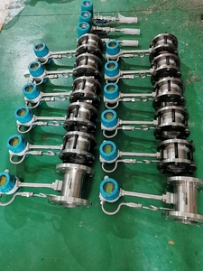 Pengukur Aliran <span class=keywords><strong>Vortex</strong></span> Supersteam 3.6V Udara Terkompresi 24V Gas Basah Uap Jenuh Pabrikan dengan RS485 HART 4G OEM Baja Tahan Karat - Product Image 6