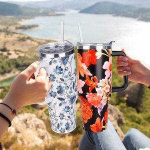 Tùy Chỉnh Chất Lượng Cao Cấp Tái Sử Dụng 40 Oz Cốc Kim Loại Cách Điện Thép Không Gỉ Hydrogentravel Cốc 40 Oz Cốc Với Xử Lý Rơm Nắp - Product Image 6