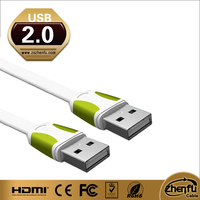 Câble d'extension USB tressé en PVC 2.0 de haute qualité, vente en gros d'usine, mâle-mâle, prend en charge la charge et la transmission de données pour ordinateur
