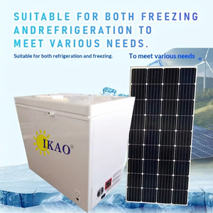 IKAO Solar Energy BDBC-308 308L <b>Compressor</b> Freezer AC/DC12V/24V Commercial & Household Dual-Use <b>Mini</b> Refrigerator Compact Design - Product Image 4