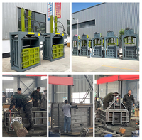 Compacteur vertical de carton, presse à balles hydraulique pour canettes en aluminium et bouteilles en PET