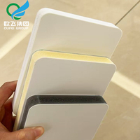 Feuille de PVC Oufei à 3 couches ultra brillante avec charbon de bambou, taille personnalisée, épaisseur 5 mm pour meubles et panneaux muraux