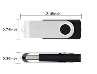 Harga Rendah 4GB 8GB 16GB 32GB rotasi USB Memory Stick Usb Pen Drive Usb Flash Drive dengan gantungan kunci
