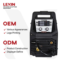 Máquina de Soldar LEVIN 200A 4 en 1 para Procesos ARC MMA TIG MAG MIG con y sin Gas con Ajuste de Inductancia