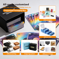 Cartes à jouer personnalisées écologiques avec impression laser couleur, papier cartonné 310 g/m², avec emballage en boîte pliante