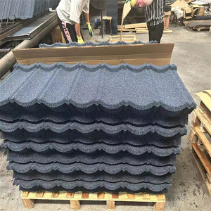 Offre spéciale : Directement de l'usine en Chine - Tuiles de toiture en métal coloré revêtues de pierre au prix le plus bas - Matériaux de toiture pour bâtiments - Product Image 2