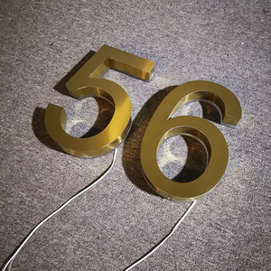 3d led canal lettre 3d en acier inoxydable acrylique signe lumineux <span class=keywords><strong>alphabet</strong></span> rétro-éclairé led <span class=keywords><strong>lettres</strong></span> arabes - Product Image 2
