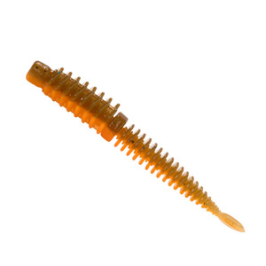Señuelo de pesca artificial Aohu Reverse Spiral Needle Tail Soft Bait Bass Lure de 12 cm, color naranja, para pesca con señuelos. - Product Image 1