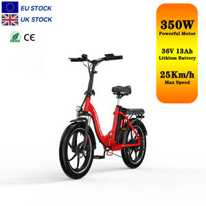 Bicicleta Eléctrica Plegable BK6S con 7 Velocidades, Acelerador Portátil, Cómoda, Rueda de 20x3.0'', Batería de Litio, Motor sin Escobillas y Neumáticos Anchos - Product Image 4