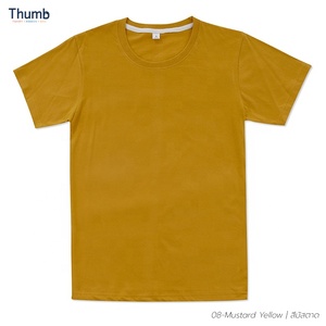 Camiseta personalizada de 2022 algodón para hombre, ropa 100% de amarillo, multicolor, estampado de manga corta, hecho en Tailandia, el mejor precio - Product Image 4