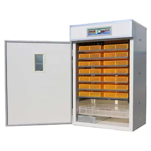 Incubadora eléctrica de huevos de pollo para uso doméstico, capacidad de 1232 con caja de incubación HJ-IH1232