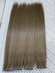 <span class=keywords><strong>Extension</strong></span> <span class=keywords><strong>capelli</strong></span> umani vera e propria <span class=keywords><strong>capelli</strong></span> cucitura trama genio russo - Product Image 5