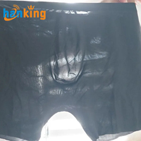 Ehanking 남자의 섹시한 통기성 복서 팬티 남성 아이스 실크 반바지 원활한 팬티 솔리드 울트라 얇은 속옷 속옷
