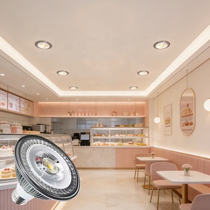 COB AR111 Projecteur LED 5w 7w 12w 15w 20w GU10 Coupe de Lampe Ar111 Réglable E27 <span class=keywords><strong>B12</strong></span> 85-265V Spot Dimmable pour Éclairage Intérieur - Product Image 1