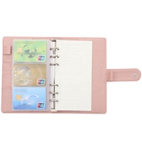 FB TK  Vente chaude 8 pochettes pour cartes format A6 avec 6 trous pour classeur à fermeture éclair pour classeur à 6 anneaux, pochettes pour feuilles mobiles