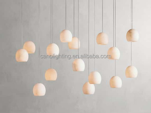 Alabaster Arica Round <strong>Chandelier</strong> Stair <strong>Chandelier</strong> Lights With Multiple Pendants for Home Villa Hotel Office Living Room - Product Image 5