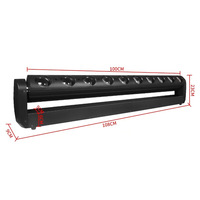 Projecteur LED à tête mobile 10x40W, faisceau oscillant, éclairage de scène pour mariage, club, bar, KTV, spectacle DJ, IP33, intérieur