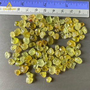 1個あたり平均4.3 CTファンシー強烈な黄色のノーカットルーズダイヤモンド-原石ダイヤモンド価格 - Product Image 3
