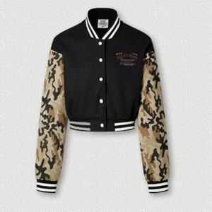 Chaquetas de Mujer para Otoño, Estilo Varsity Vintage, Tejido Dobby con Bordado, Transpirables, de Algodón Ecológico, con Forro Polar - Product Image 2