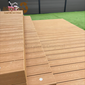 Sólido <span class=keywords><strong>3D</strong></span> en relieve tablero de cubierta al aire libre compuesto de madera WPC decking - Product Image 5