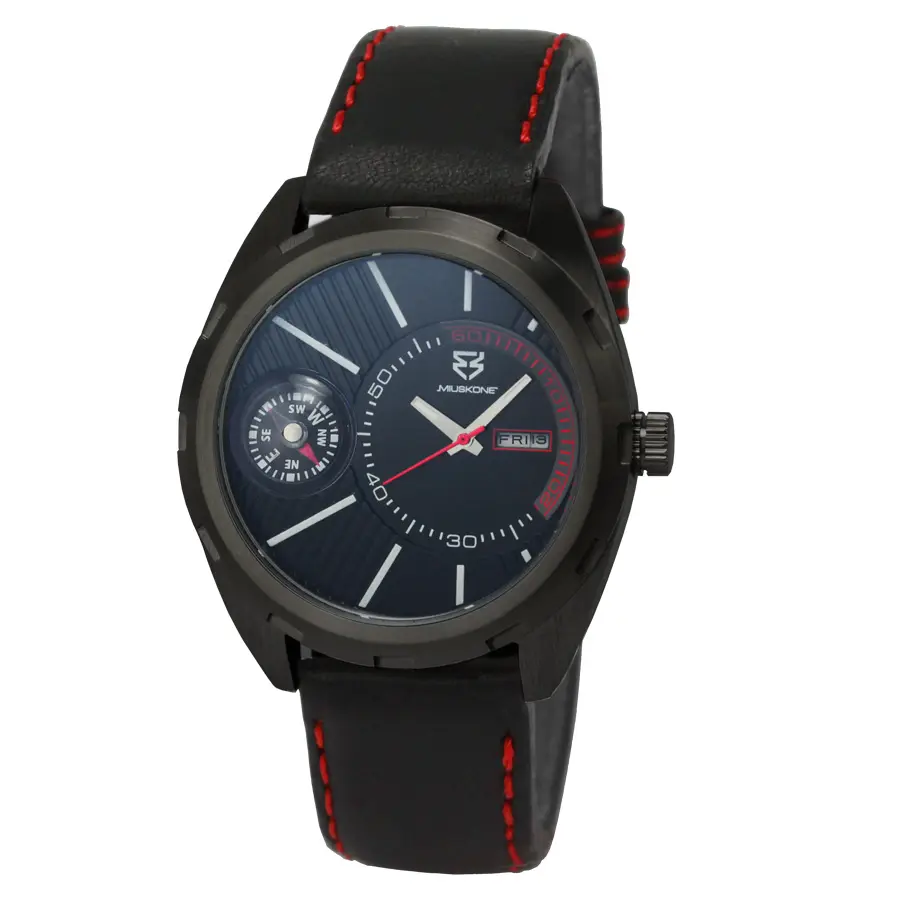 MIUSKONE Men's Luxury Watch Waterproof Luminous Stainless Steel Mechanical Watch