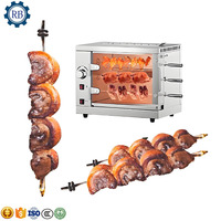 Machine à rôtir le poulet de comptoir, four à poulet rotatif au gaz ou électrique pour cuisine, restaurant et équipement de restauration