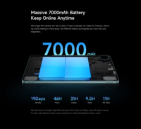 Tablet Fossibot Tab12 de 10.95 Pulgadas con Android 14, 6GB+256GB, 7000mAh, 4G, Doble SIM, Octa Core, para Negocios y Educación, Carga Rápida de 18W