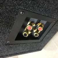 Caisse de subwoofer de voiture Soway OP-M M12-12, enceinte de basses vide en tissu moquette anthracite, caisson de basses pré-assemblé