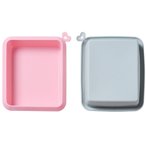 Heat Resistant Reusable Eco-Friendly Bread <b>Cake</b> <b>Mold</b> Non Stick 100% Silicone Dishes Pans Food Grade Oven Baking Tray - Product Image 6