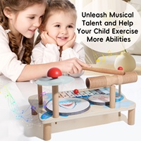 Musical Instrument Multi-functional Music Table Toy Music Percussion Instrument Drum Table Baby Instrument Toys