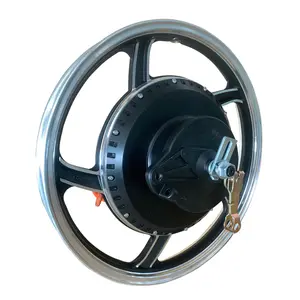 17-Inch 60V72V 2000W Wheel Hub Motor untuk Gas-Listrik Hybrid Sepeda Motor Sumber Pabrik