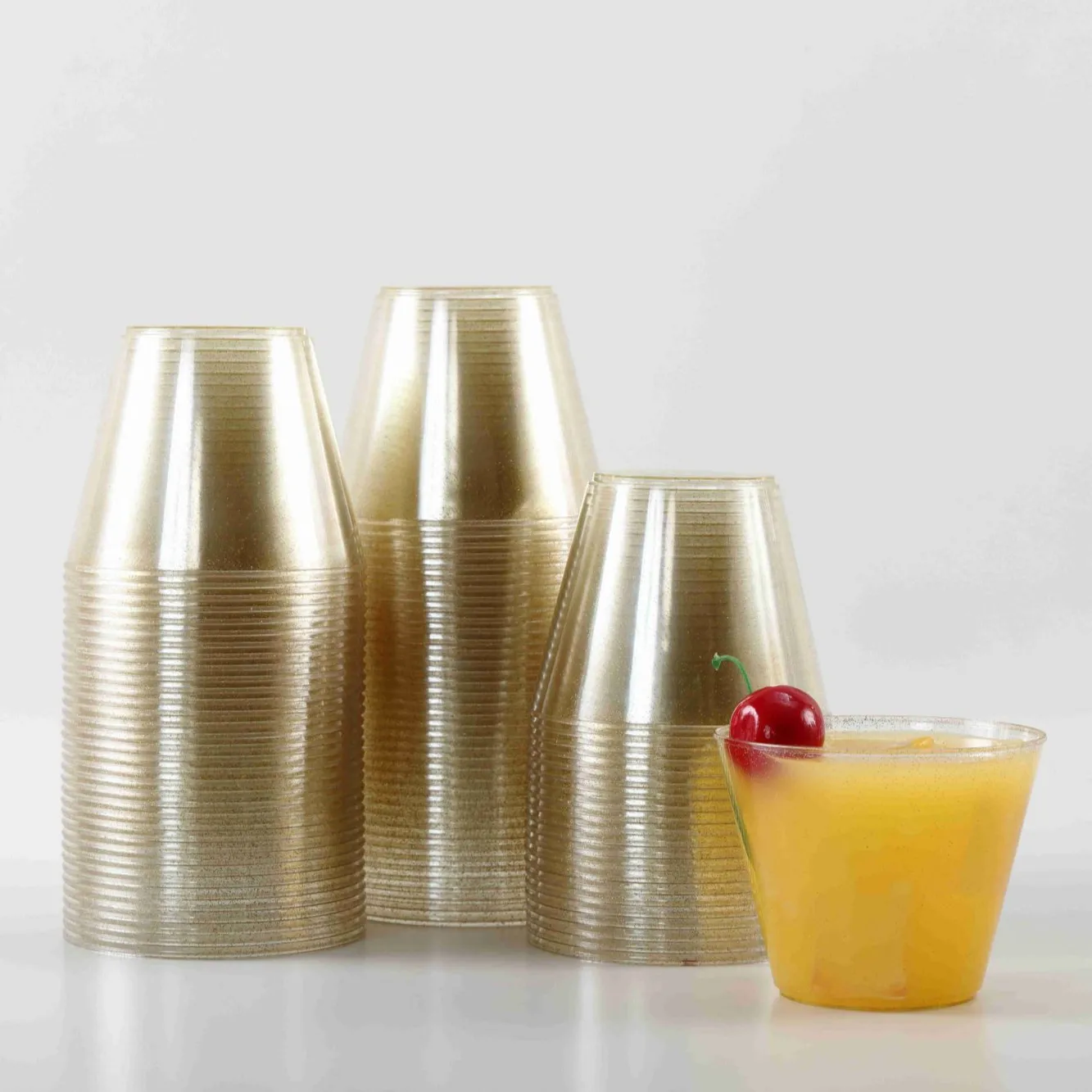 9oz clear disposable plastic water cup