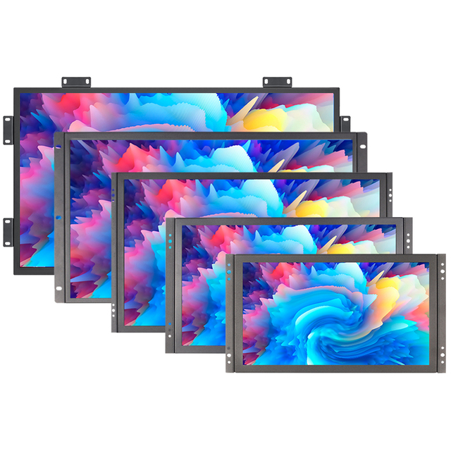 8 10.1 11.6 13.3 15 15.6 17 17.3 18.5 19 21.5 23.8 27 32 Inch Open Frame Industrial Touch Screen Monitor Wall Mount LCD Display