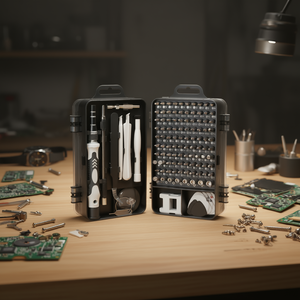 D0100XFJX2X Ensemble de 117 embouts de tournevis magnétiques, kit d'outils de précision pour la réparation de Macbook et de montres - Product Image 2