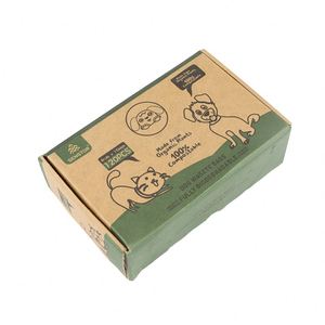 Commandes personnalisées acceptées T-shirt Sacs à crottes de chien Sacs à ordures compostables Sac à déchets pour chien biodégradable - Product Image 2