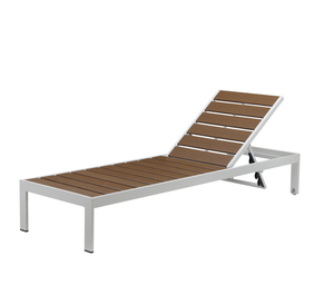 Chaise longue en <span class=keywords><strong>aluminium</strong></span> <span class=keywords><strong>blanc</strong></span> toutes saisons, mobilier <span class=keywords><strong>de</strong></span> patio moderne, lit <span class=keywords><strong>de</strong></span> <span class=keywords><strong>bain</strong></span> <span class=keywords><strong>de</strong></span> <span class=keywords><strong>soleil</strong></span> réglable pour la relaxation en extérieur – Offre spéciale - Product Image 6