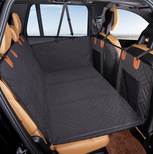 Funda Impermeable para Asiento Trasero de Coche para Perros, con Ventana de Malla y Bolsas de Almacenamiento, Extensor de Asiento Trasero para Perros - Product Image 6