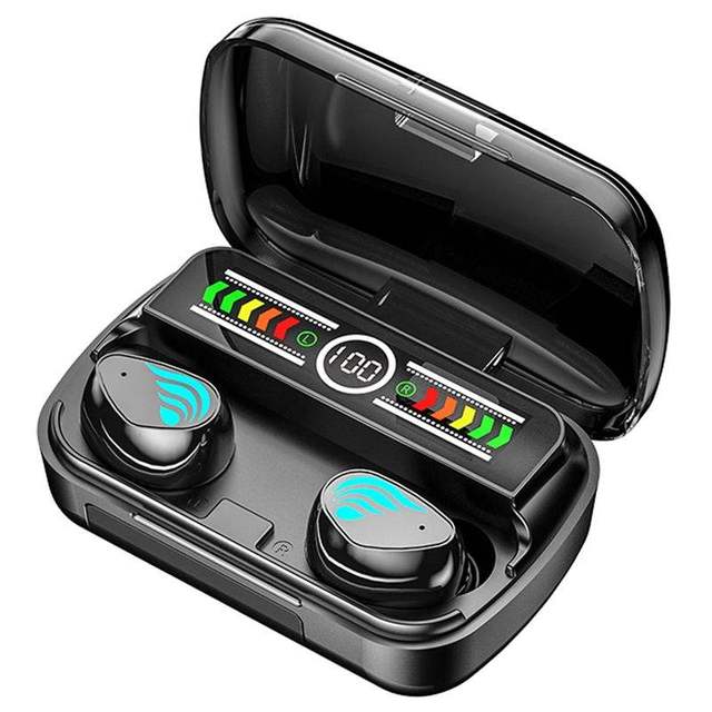 Factory Wholesale M27 Wireless Headphones Rgb IPX7 Waterproof Wireless BT Headphones BT5.3 Tws Earbuds Earbud In-ear Headphones