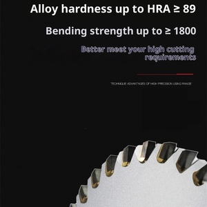 Лезвие для пилы из сплава, настраиваемая сварная Вольфрамовая сталь YG, фрезерная сталь, алюминиевый ультратонкий трехсторонний YW, инкрустированный - Product Image 4