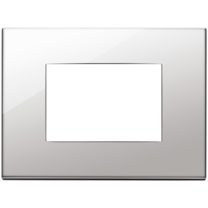 <b>Door</b> <b>Plate</b> Nickel Finish 12.5x9.5x1.4 Cm For Interior Use - Product Image 1