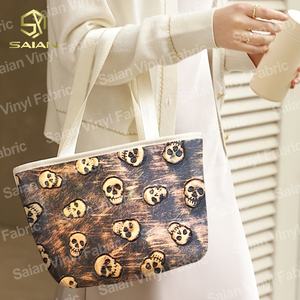 1มม. วินเทจฮาโลวีนผีหัวกะโหลกพังค์ร็อคหนังเที<span class=keywords><strong>ย</strong></span>มนูนสำหรับทำกระเป๋ารองเท้าเคสโทรศัพท์ - Product Image 4