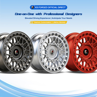 Rines Forjados de 5 Radios en Plata Espejo, Listos para Instalar, para Mejorar el Aspecto del Auto, Compatibles con BMW, Benz, Audi, Toyota, Honda Sedanes y SUVs
