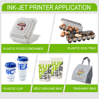 Imprimante Chicai nouvelle génération personnalisée à encre UV numérique pour plastique, impression en une seule passe, imprimante pour boîtes à lunch et sacs en plastique